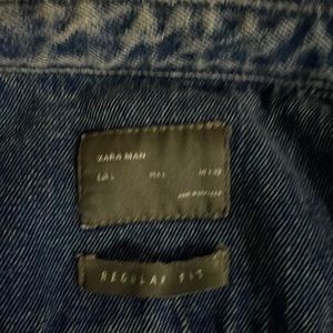 Zara men demin shirt
